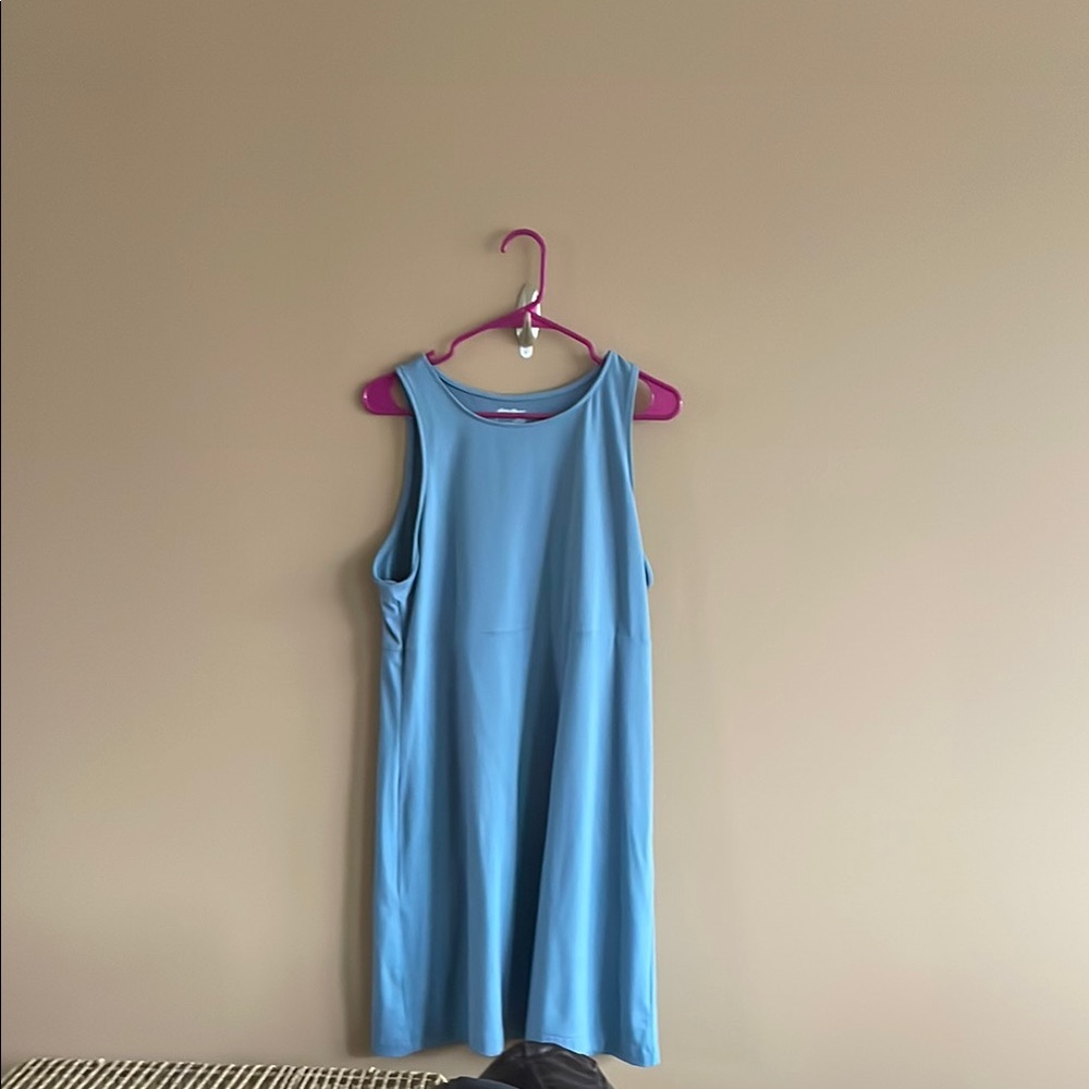Eddie Bauer-  Blue Sleeveless Dress